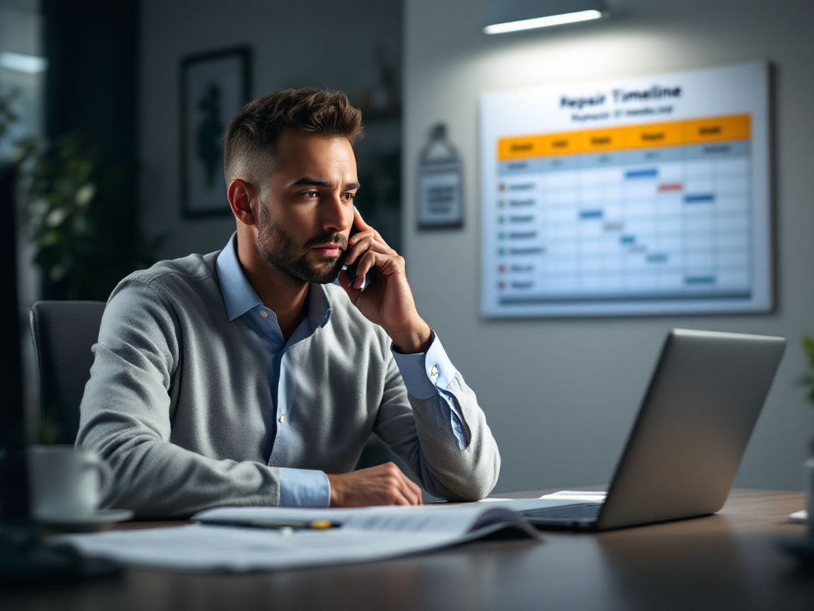 Realtor checking transaction timeline with a coordinator