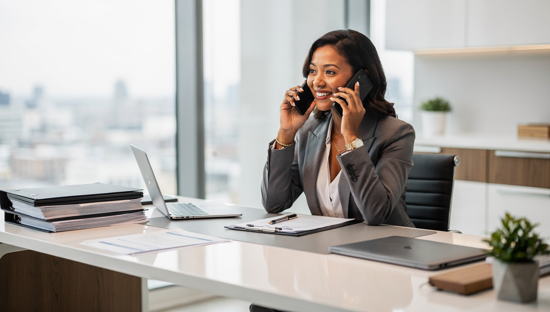 Real estate transaction checklist and timeline management on a laptop