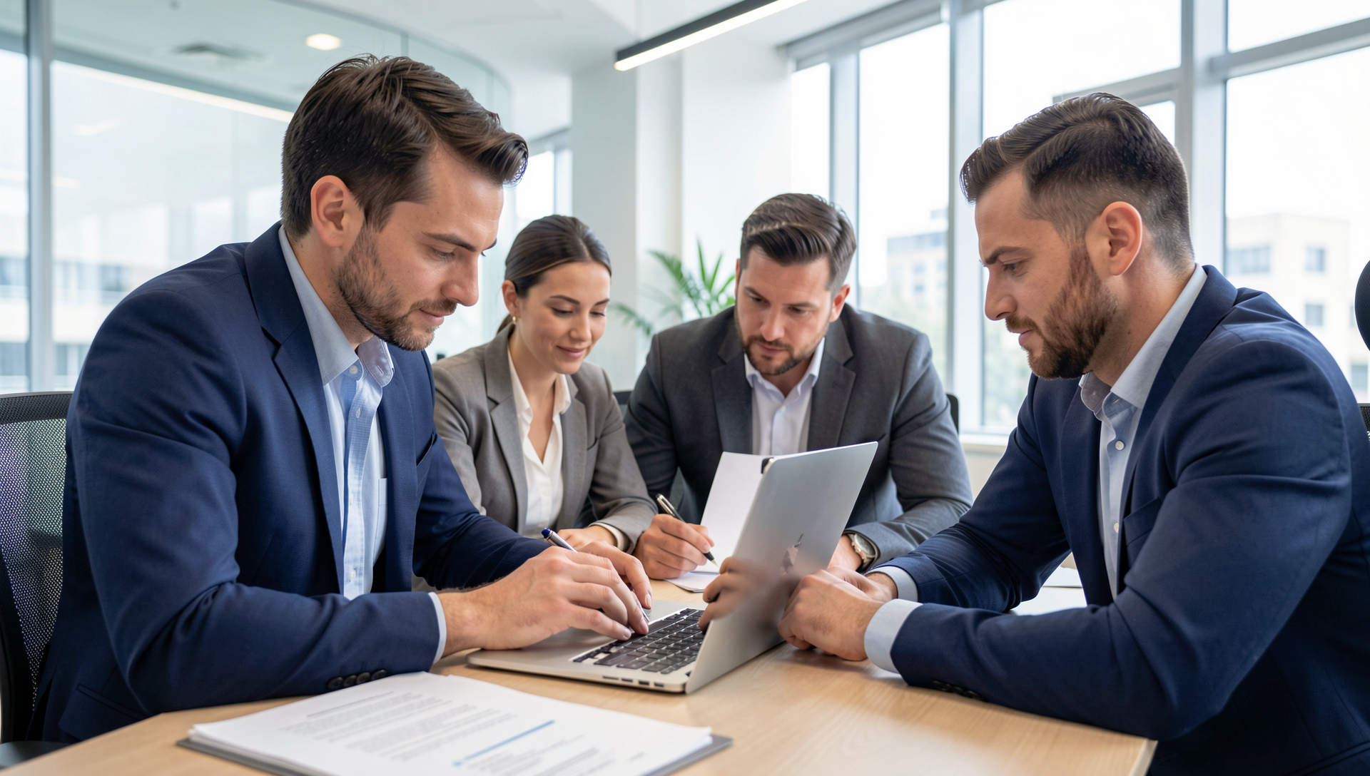 Realtor team using a transaction coordinator checklist to close faster